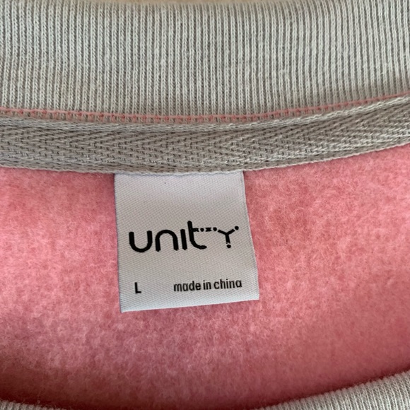 Unity Women’s Pink Long Sleeve Top Size Large - Picture 9 of 17